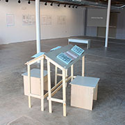 all the steps in the process, installation view